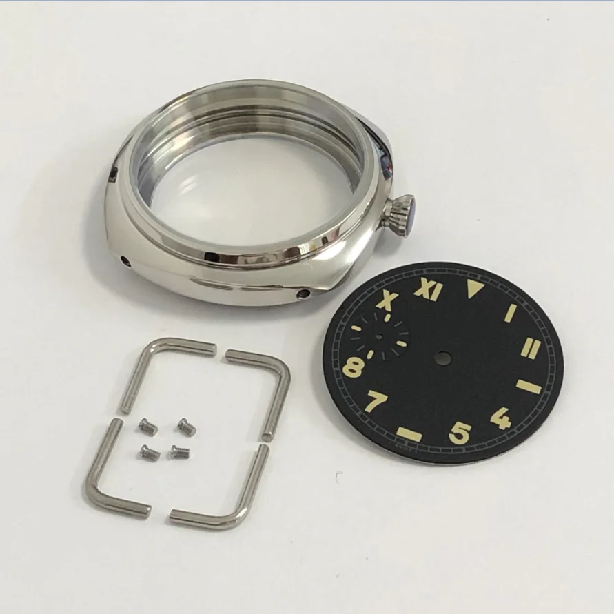 2026 New 45mm ST3600 Case 36mm Watch Dial Double-Deck Sandwich Or Luminous Hands For Eta6497 / ST3600 Movement Men's Watch Part