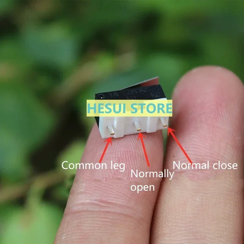 10PCS Micro switch, limit  small micro travel switch automatic control, normally open and normally closed