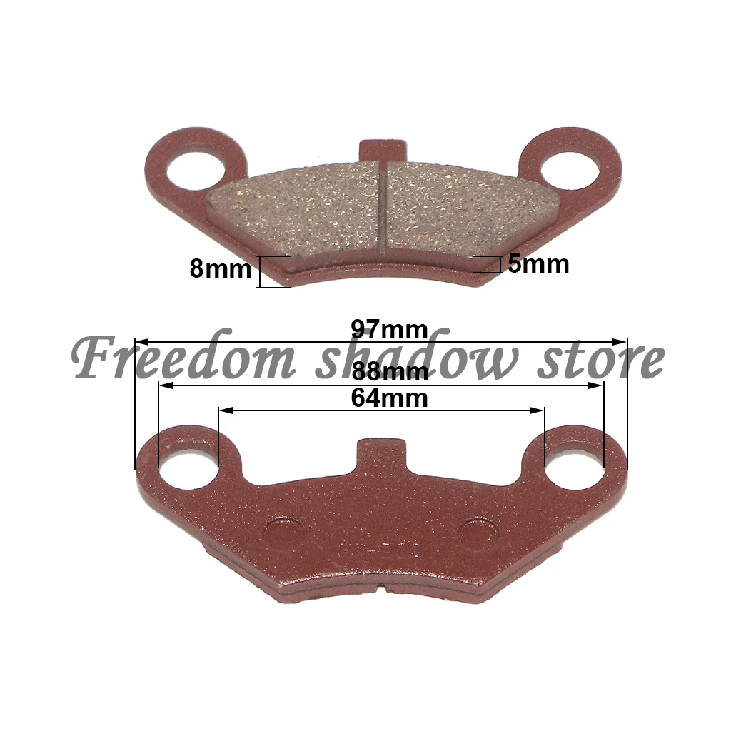 1 Pair Disc Brake Pads Hydraulic HK-B03 For Motorcycle ATV Go Kart Buggy Bike