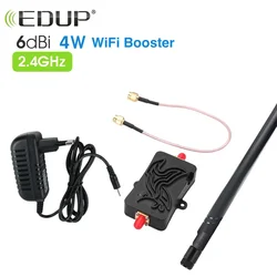 EDUP 2.4GHz WiFi Booster 4W ripetitore di segnale Wireless Range ripetitore per accessori Router WiFi Antenna amplificatore di potenza Wifi