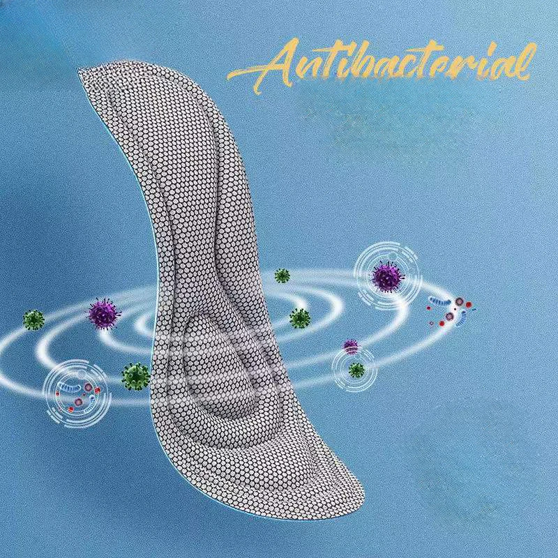 3D Memory Foam Orthopedic Insoles for Shoes Men Women Nano Antibacterial Deodorization Insole Sweat Absorption Running Cushion