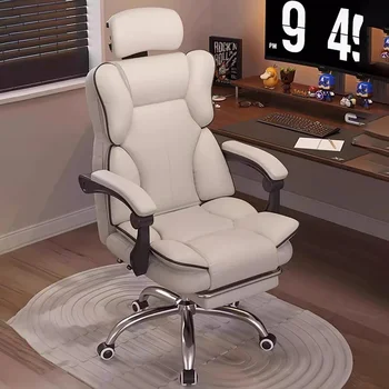 Nordic Rolling Gaming Stoelen Leer Luxe Design Volwassen Gaming Stoelen Ontspannen Ligstoelen Meubels Woonkamer