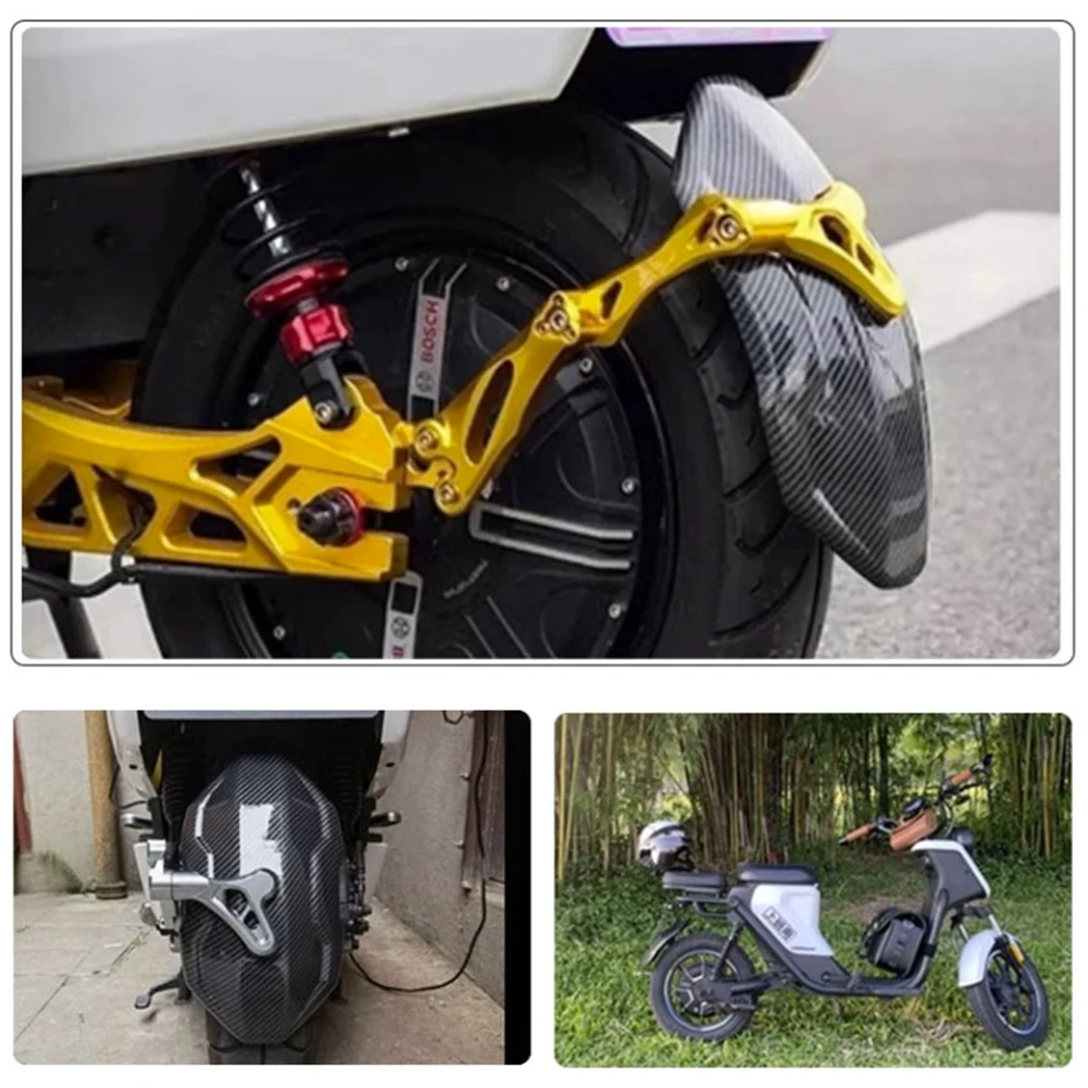 

Motorcycle Rear Fender Mudguard 360 Degree Rotation Adjustable Support Wheel Rear Cover Tire Splash Guard Protector Wholesale