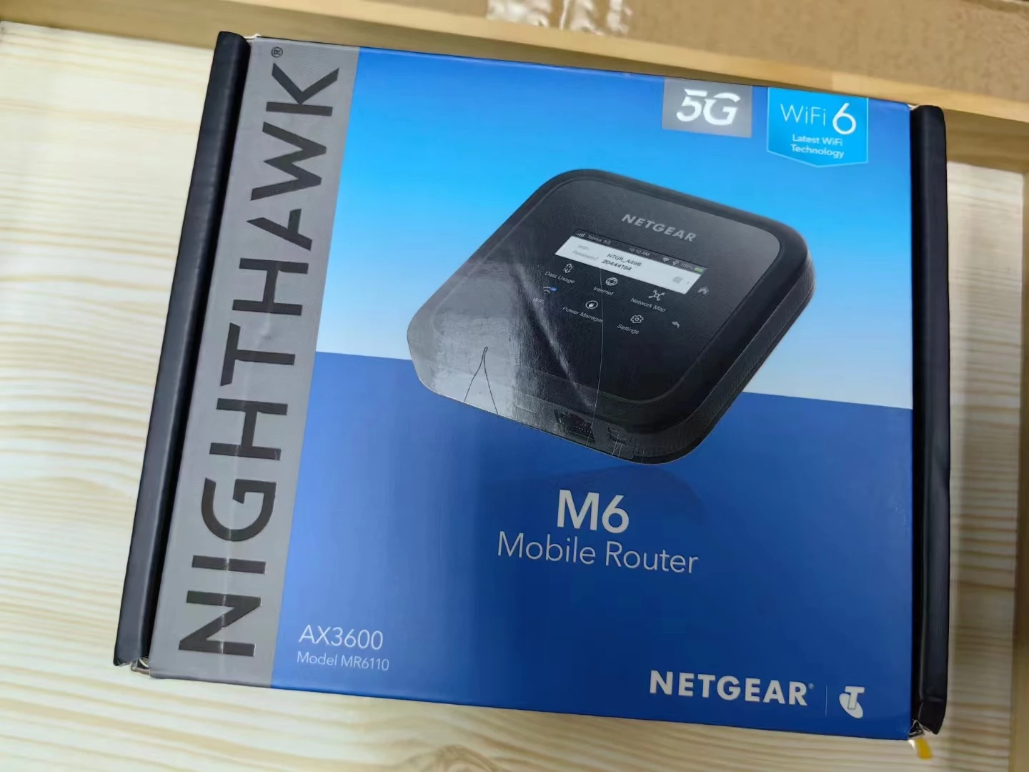 ZEARTS NETGEAR AT&T M6 Pro 5G MR6100 mmWave WiFi 6E Mobile Hotspot Router, Unlocked（95%new ）