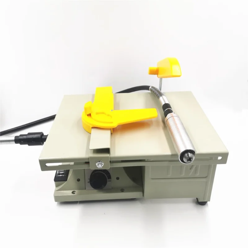 

220V Desktop Polishing Machine Mini Table Saw Stone Jade Engraving Machine Grinding Polishing Machine Electric Grinding Tools