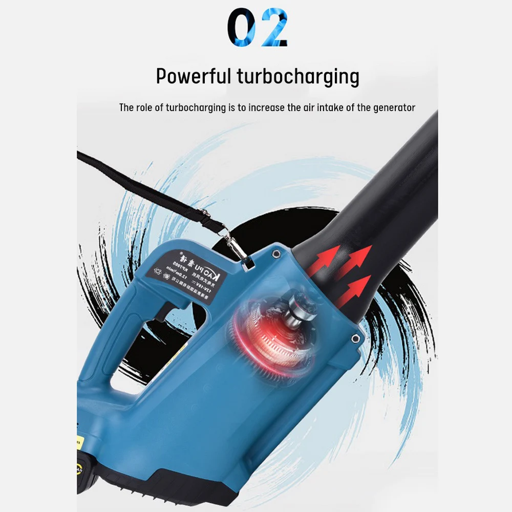 Electric Blower for 18V Makita Lithium Battery Blower Garden Leaf Stone Computer Dust Collector Cordless Air Blower Power Tool