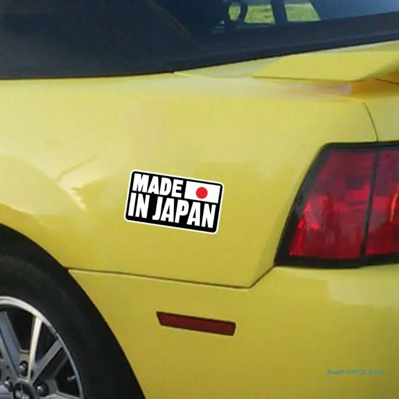 Car Laptop Truck Door Sticker Japan Text Auto Window Decal Decor Accessories