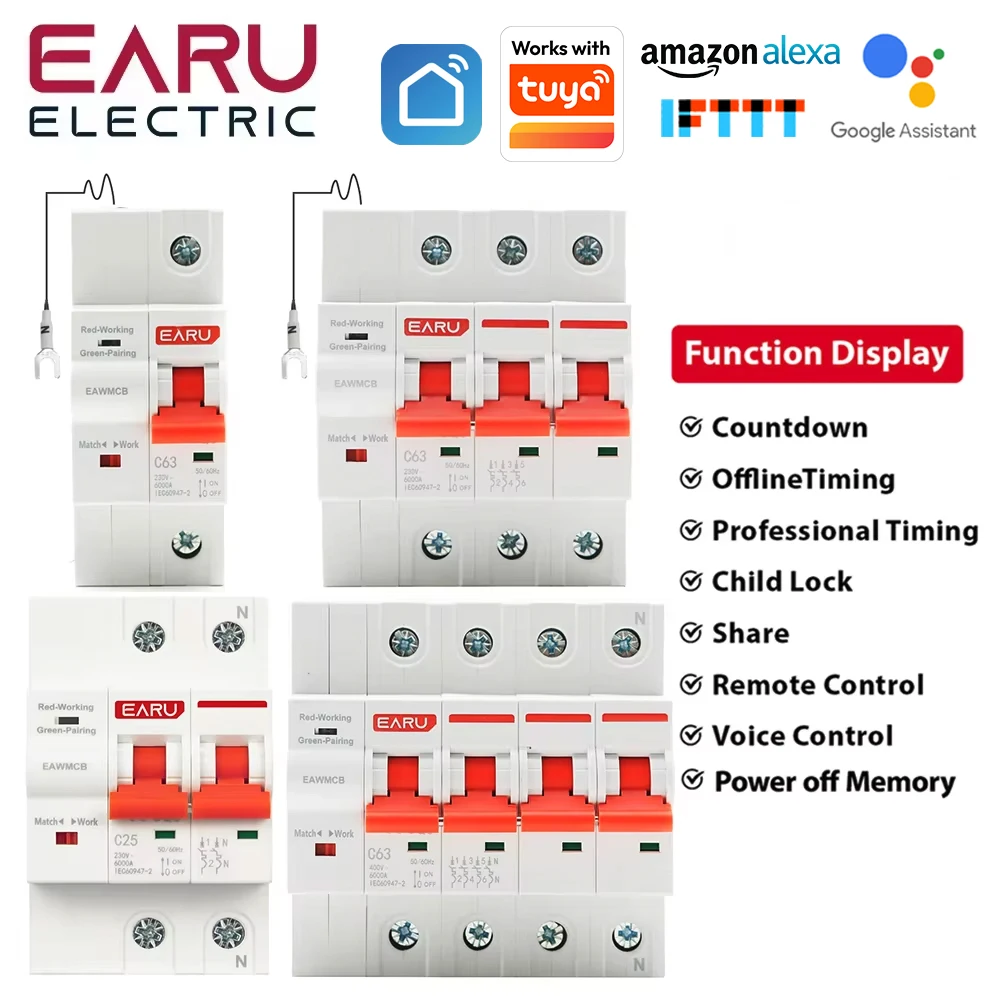 1P 2P 3P 4P Tuya Ap…