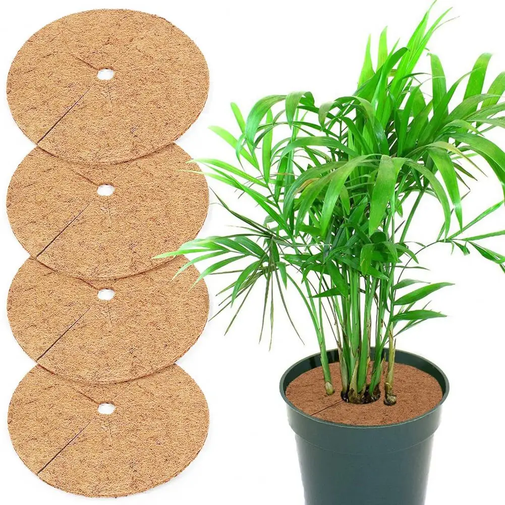 

20/30/40 см защитный коврик для растений, кольцо для мульчи из кокосового волокна, натуральный кокосовый коврик для защиты деревьев, диски, горшок для комнатных и уличных растений