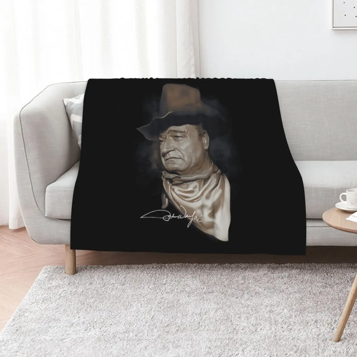 

john wayne the duke western fred oxley transparent Throw Blanket Sleeping Bag Hair Stuffeds Blankets For Sofas Blankets