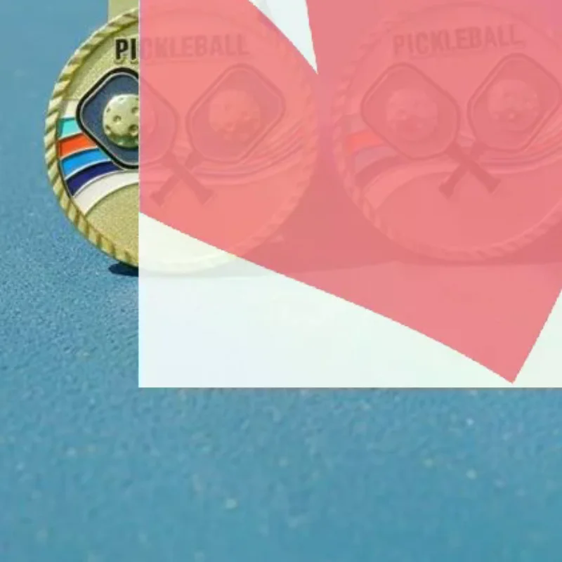 Pickleball Game Prize Medals Gold Silver Bronze 3 Set Thickened Metal Medals for Professional Competition Reward