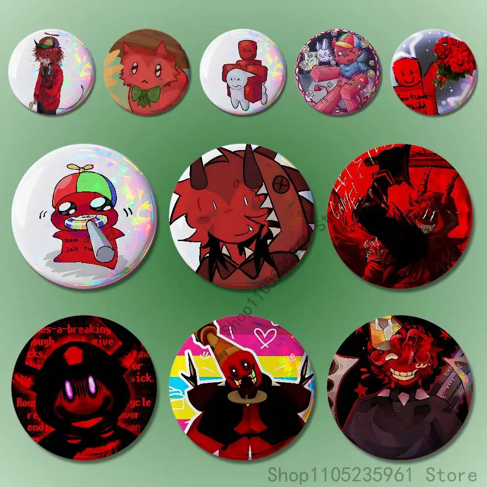 

C-C00lKidd Pin Tinplate Round Brooch Cosplay Nijigen Otaku Culture Badges 58mm 44mm 32mm 75mm 25mm