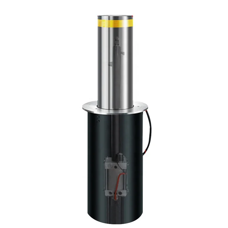 273 Mm Full Automatic Hydraulic Rising Bollards Anti-crash 304 Stainless Steel Traffic Barrier HZ-RS 273