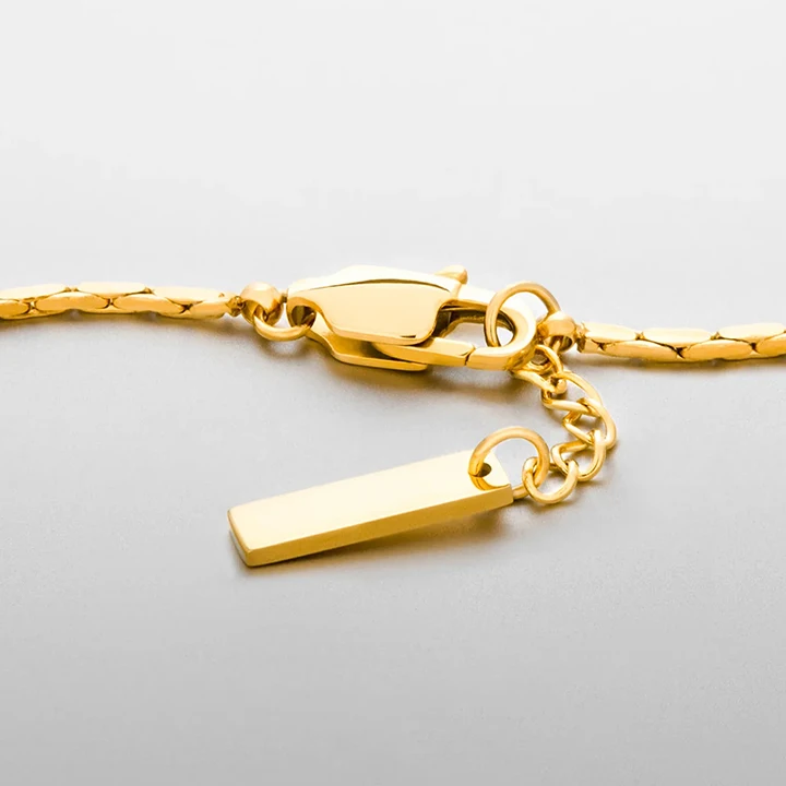 EMANCO Wire Chain Bracelet Fashion Trend New Personalized Men's White Gold Bracelet Non-Fading Color Wholesale Jewelry