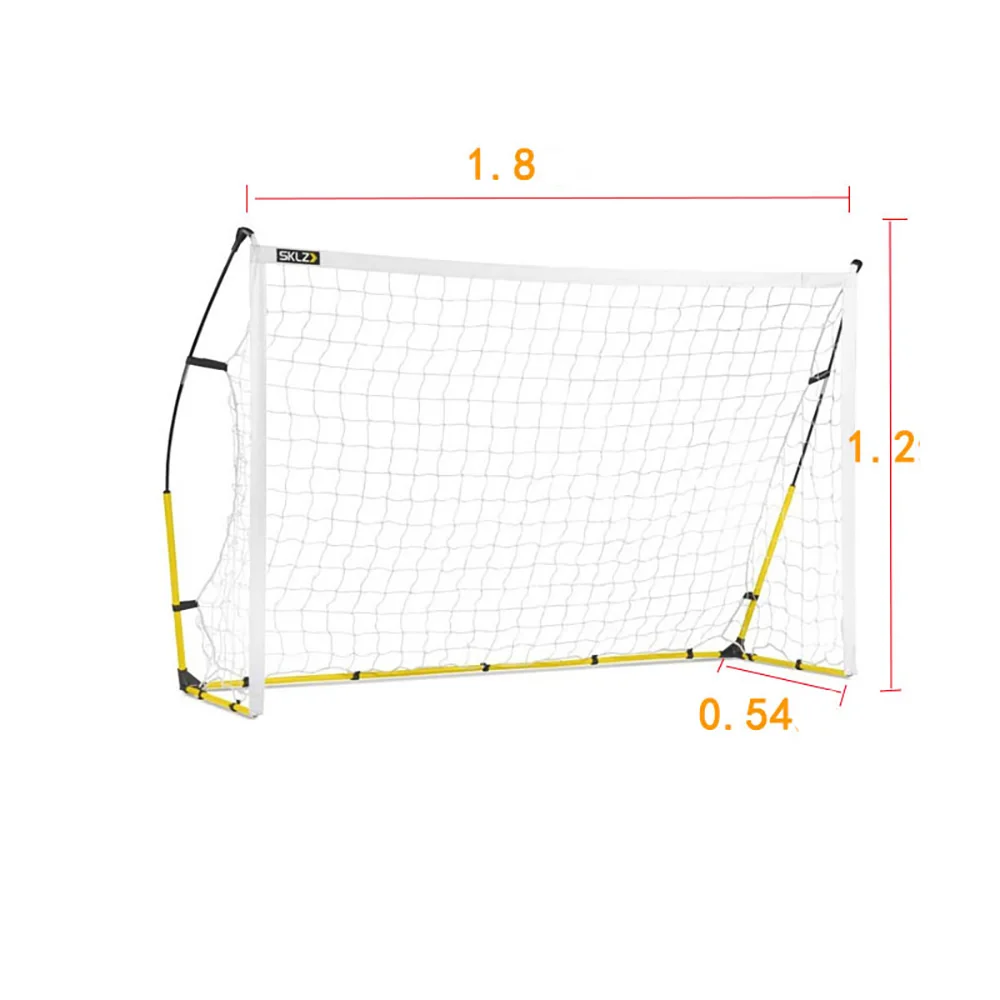 Soccer Rebounder Net, 6x4FT Iron Soccer Training Equipment, Sports Football Training Gift for Backyard Practicing Solo Training