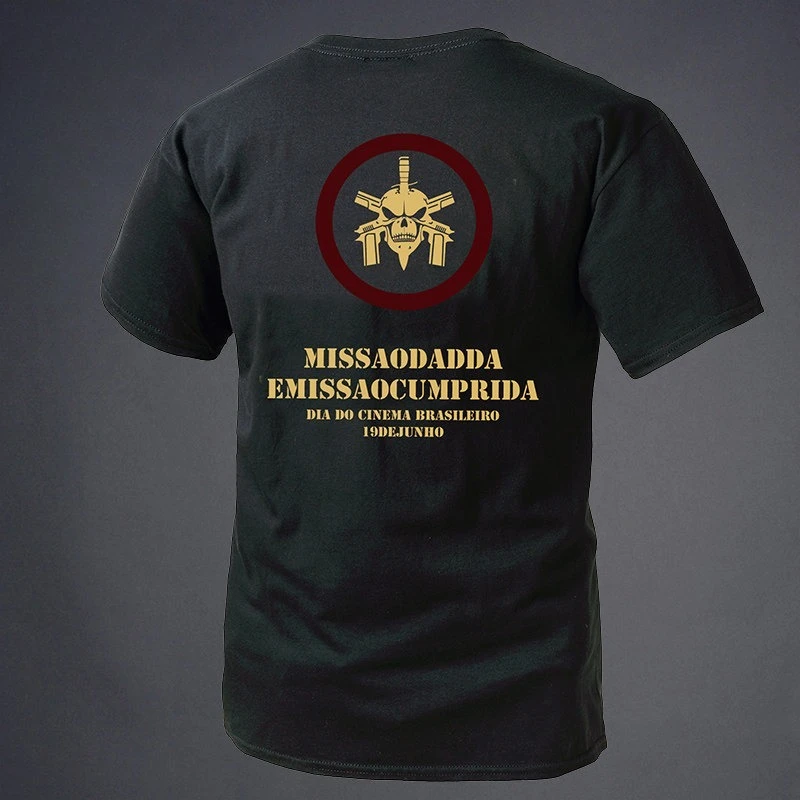 2026 Summer An Elite Team's BOPE Team Emblem Printed Short-sleeved T-shirt Long-sleeved T-shirt and Tough Guy Fitness T-shirt