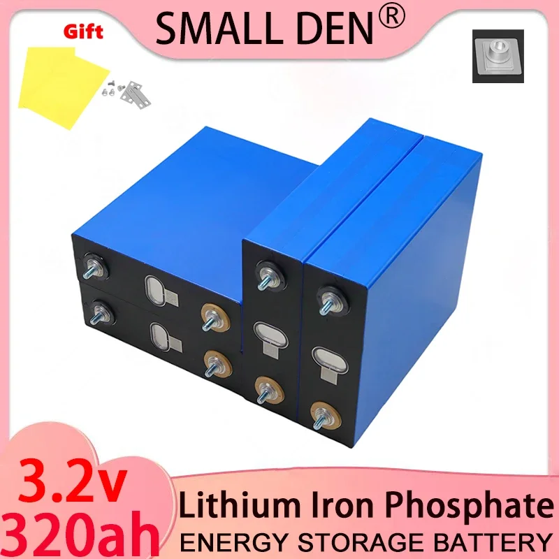 3.2V 320Ah LiFePO4 battery 3C lithium iron phosphate battery, suitable for 4S 12V  golf cart yacht solar RV rechargeable battery