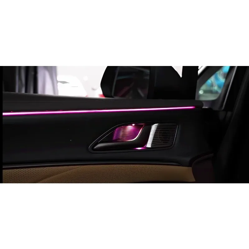 Car Ambient Light 2022-2024 Galaxy Rainbow Kit 28 LED Interior Starlight Roof Starry Sky Fiber Optic Light 12V IP65