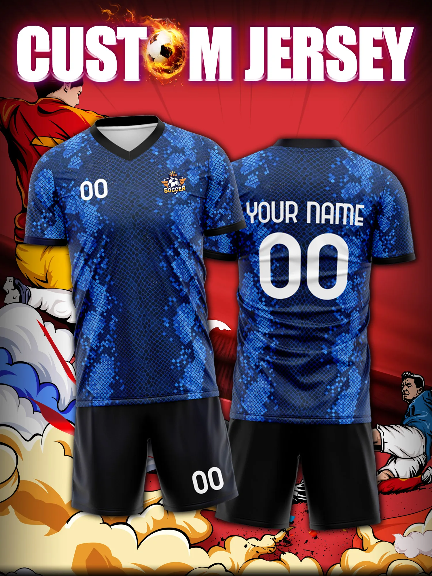 

Спортивные футболки с V-образным вырезом для мужчин и женщин 2026 года с индивидуальным нанесением имени и номера, быстросохнущие, модные, с технологией сублимации