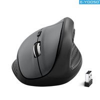 E-YOOSO X-45 2.4G Wireless Gaming Mouse Ergonomic Mouse 4800DPI Adjustable 6Buttons Office Silent Mouse for Computer Laptop PC