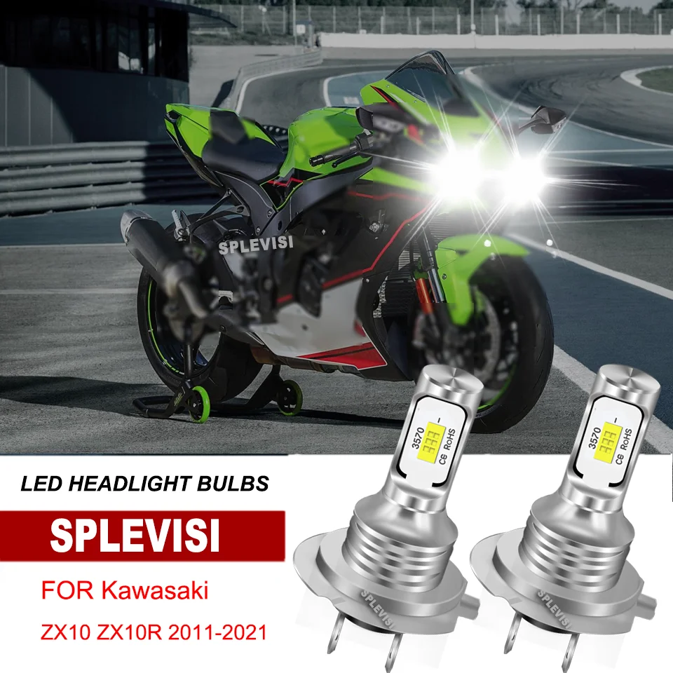 

1:1 Mini Size motorcycle headlight coversion kit For Kawasaki ZX10 ZX10R 2011-2021 Versys 650 KLE650C 2010-2014