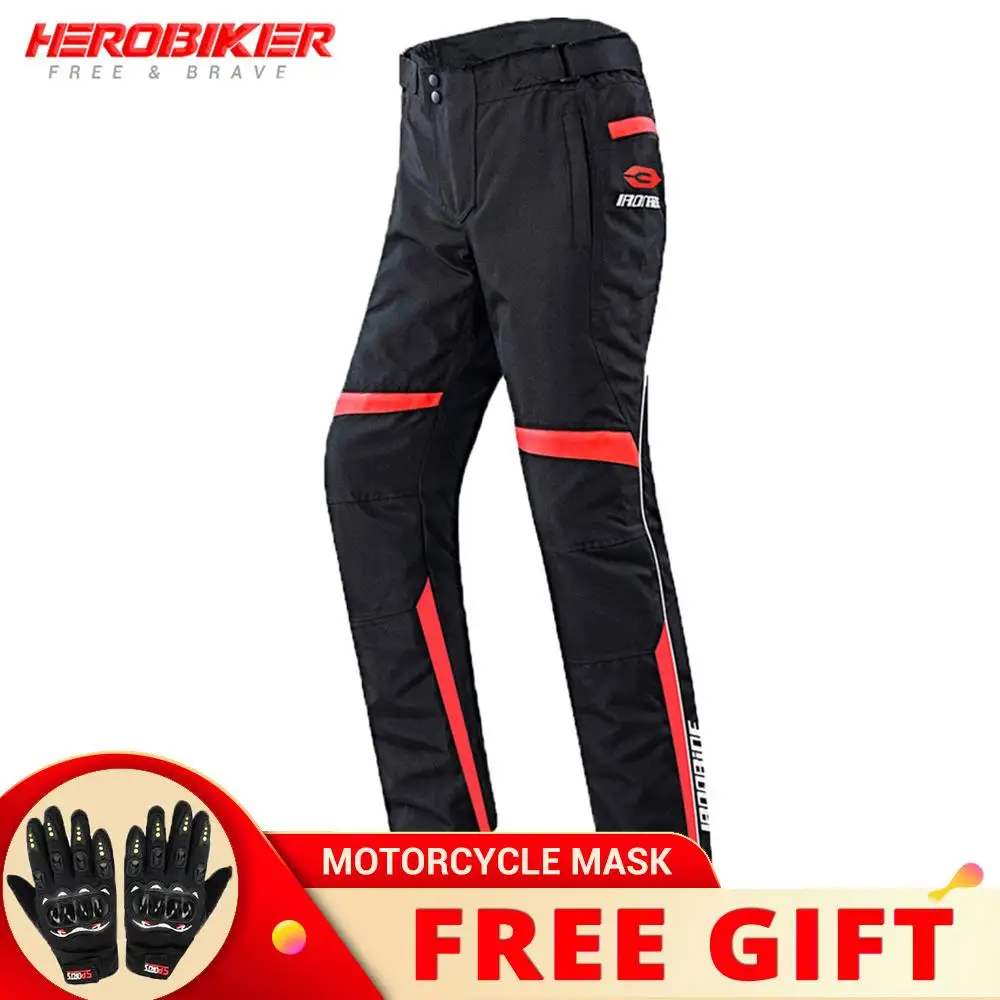 

Motorcycle Pants Men's Trousers Motocross Pants Windproof Pants Thermal Detachable Liner Bike Cycling Trousers Moto Winter Pants