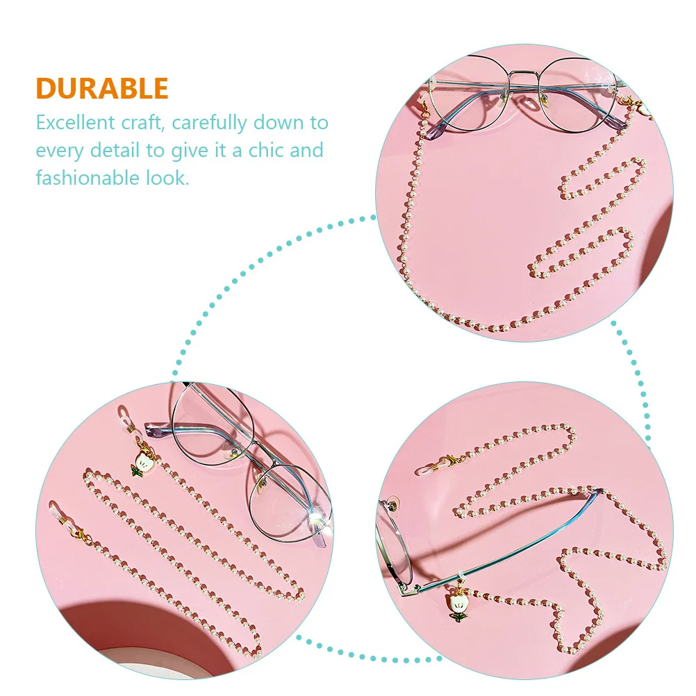 

Eyeglass Chain Flower Reading Glasses Cord Holder Strap Eyewear Retainer Mask Holder Neck Strap Sunglasses Chain Women