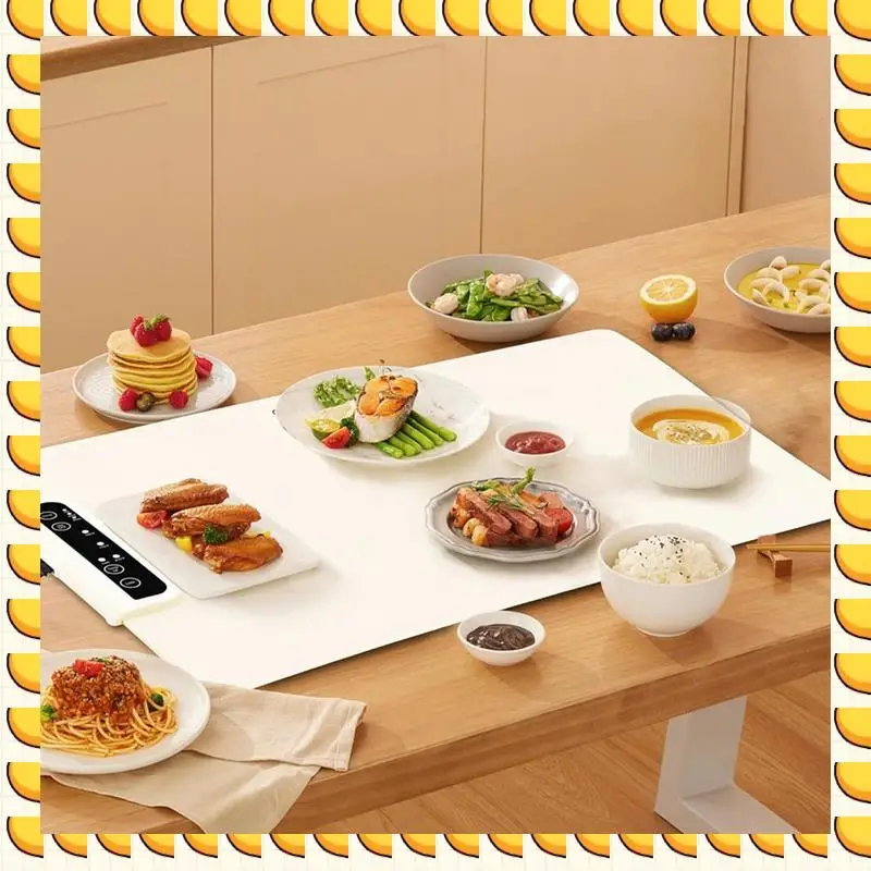 BAAU Kitchen Gadgets Portable Food Warmers: Roll Up Silicone Heating Mat For Food - Foldable Electric Warming Tray US Plug