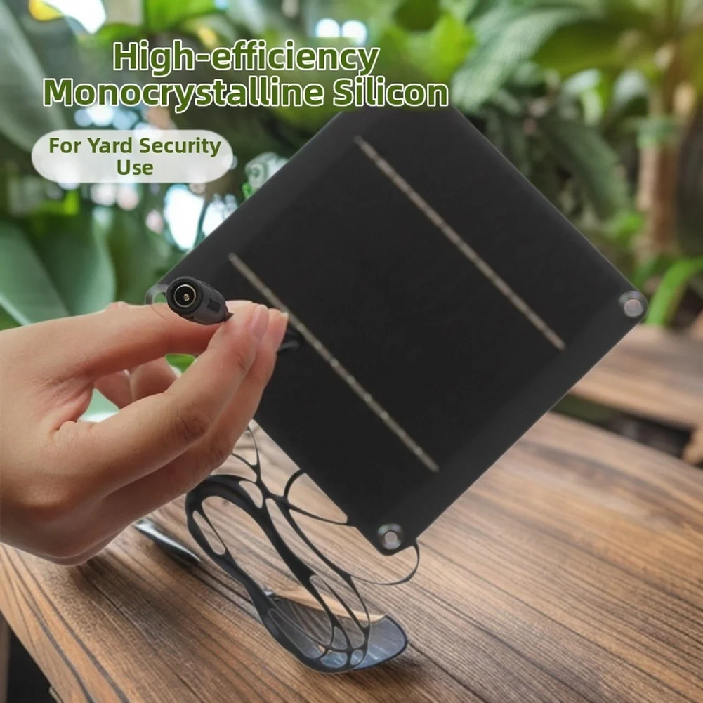 4W 12V Monocrystalline Solar Panel Intended for Outdoor Solar Lighting and Security Camera Power Backup Systems