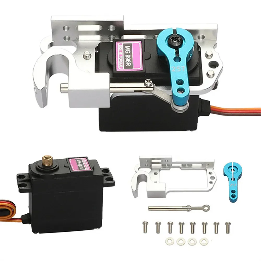 Dispositivo de lanzamiento parabólico MG996 con servo para drones, coches RC, vehículos aéreos, dispensador Tarot con brazo servo y lanzador de control remoto