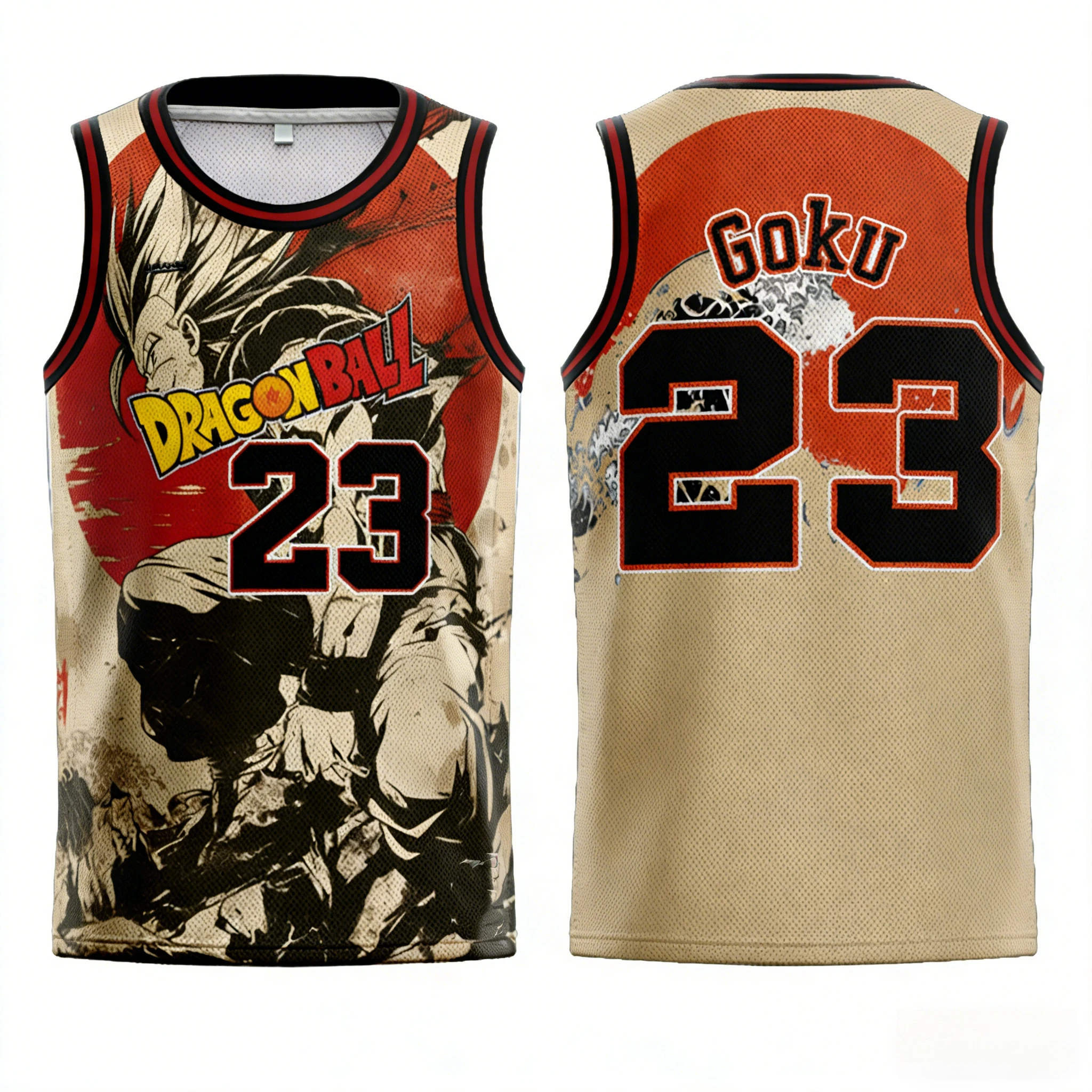 Gilet de fitness rétro Dragon Ball été 2026 pour homme, gilet imprimé 3D surdimensionné, t-shirt de sport unisexe pour la famille et les enfants