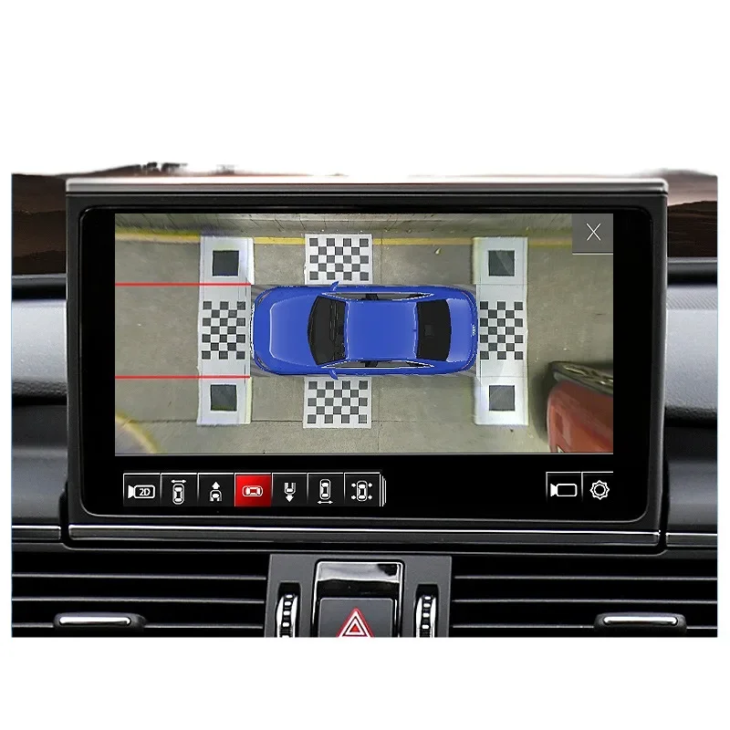 Gut verkaufen: 3D rund um das Vogel-Auge-Surround-View-Kamerasystem. Hochauflösende Nachtsicht für Audi A3 A4 A5 A6 Q3 Q5 Q7 MMI MIB C8