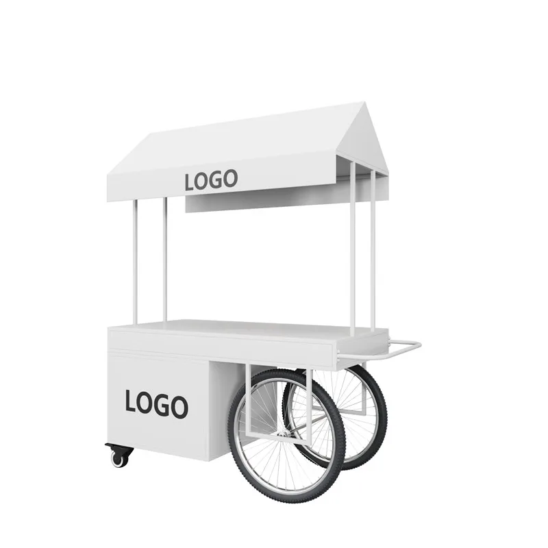 

European mobile promotion table Mobile market Snacks Outdoor display stand Floats