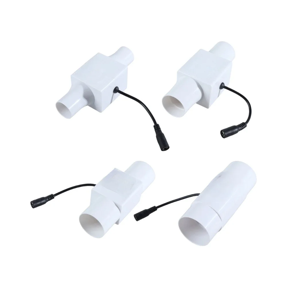 12V Silent Inline Duct Blower Fan For Grow Tent Hydroponics, Bathroom Ventilation System With High Airflow Motor