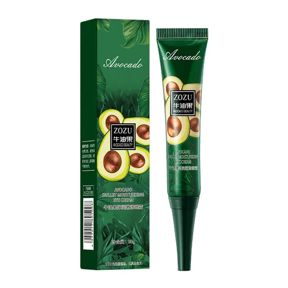 Crema de aguacate para eliminar arrugas, antiojeras, hinchazón, blanqueamiento de ojos, bolsas coreanas para apretar los ojos, desvanecimiento fino de la piel bajo el cuidado, A6E2