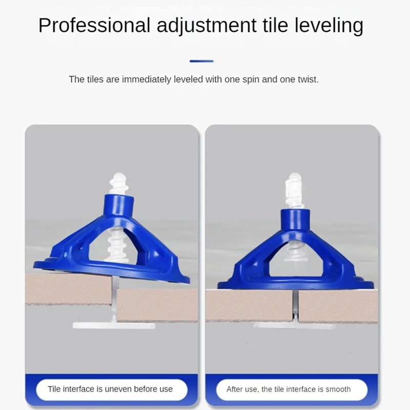 A81M Pengatur Jarak Klip Perata Sistem Perata Ubin Spiral Baru dengan Baji untuk Alat Konstruksi Perbaikan Lantai Dinding Peletakan Ubin, 300 Buah