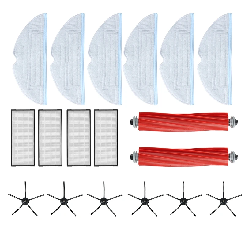 Pièces de rechange pour aspirateur Xiaomi Roborock, brosse à rouleau, filtre HEPA, brosse latérale, chiffon de vadrouille, S7, S70, S75, S7max, T7S
