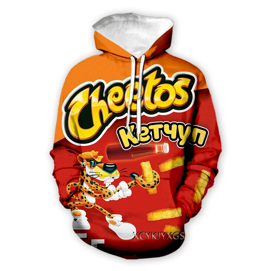 New Men/Women Funny Letter cheetos 3D Printed Hoodie Long Sleeve Fashion Sweatshirt Hoodies Sport Long Pants Men and Women