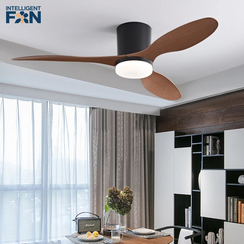 25/42/52Inch Ultra-Thin DC Ceiling Fan with Remote - 6-Speed Silent 3 Blades, Ideal for Low Ceilings & Minim Spaces Energy