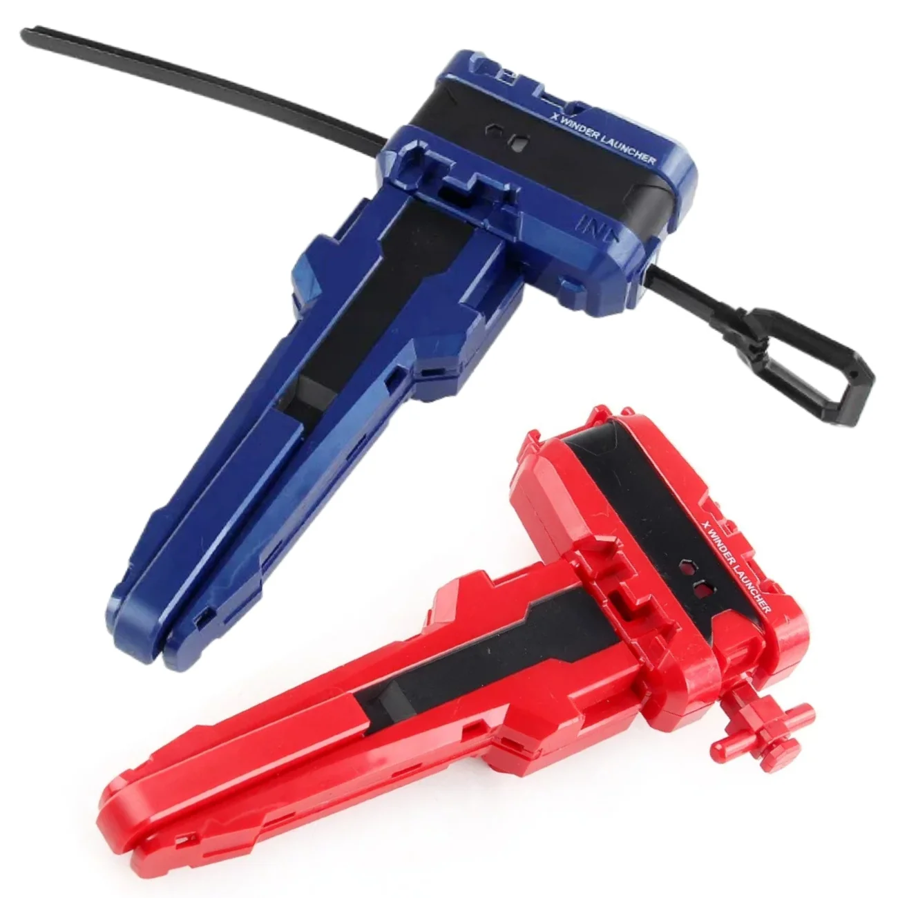 Red Blue X Winder Launcher Grip Handle Set Fit BX CX UX Series Battle Spinning Top Ripcord Puller Gyro Replacement Accessories