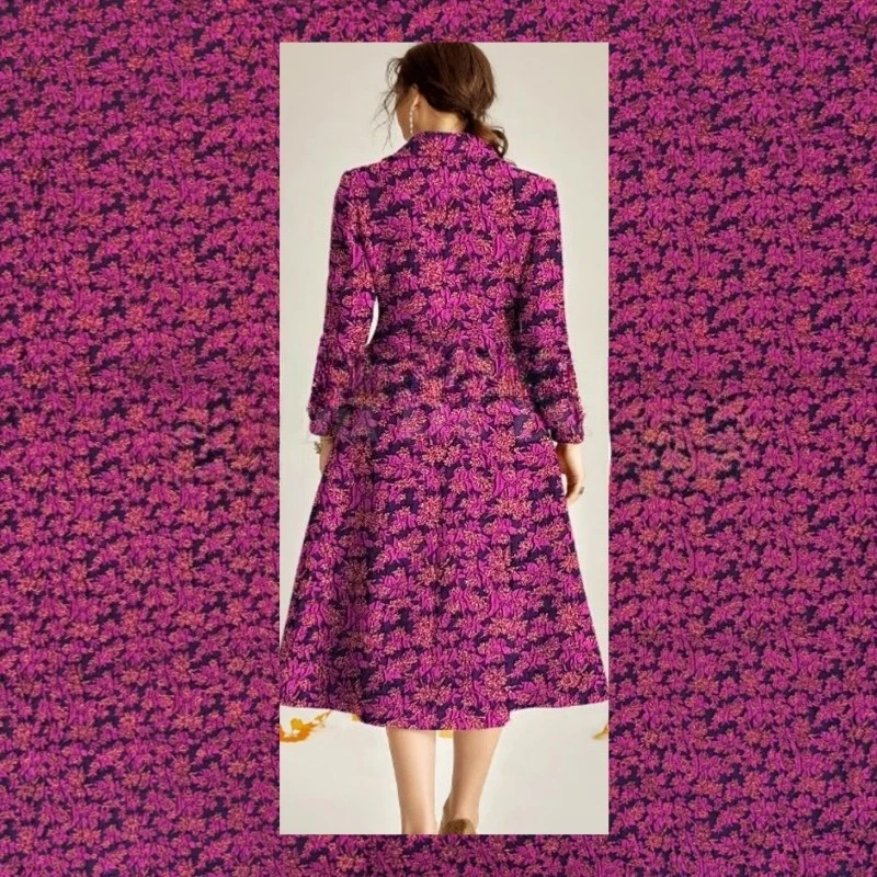 

Окрашенная в пряжу жаккардовая ткань Металлическая проволока Парча Рельефный костюм Куртка Ветровка Комплект Дизайн Оптовая ткань для метра Материал «сделай сам»