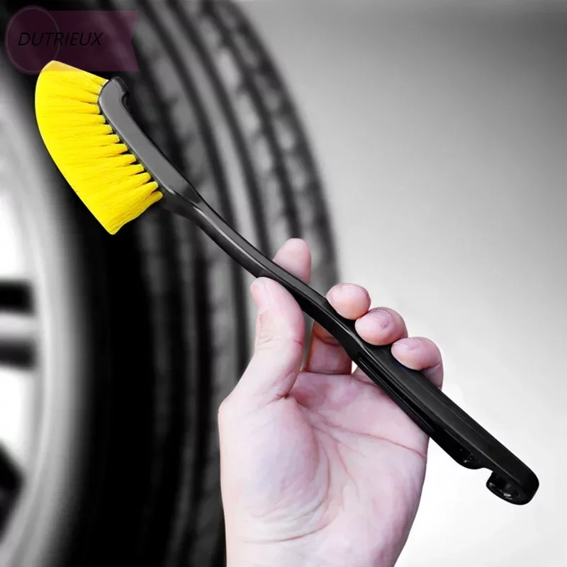 Car Wheel Tire Brush Rim Detailing Brush Truck SUV Wheel Wash Cleaning Detail Brushes Plastic Handle Auto Washing Cleaner Tools