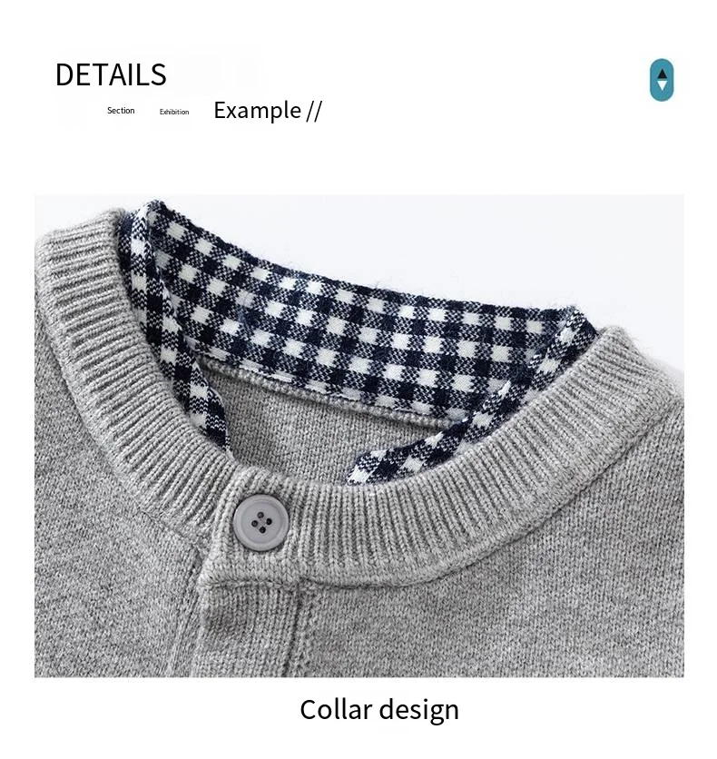 Hochwertiger Herren-Strickcardigan mit Langen Ärmeln, Rundhals und Knöpfen, Herbst-Winter Neue Cardigan-Jacke, Modische Vielseitige Herrenbekleidung – Detail 10
