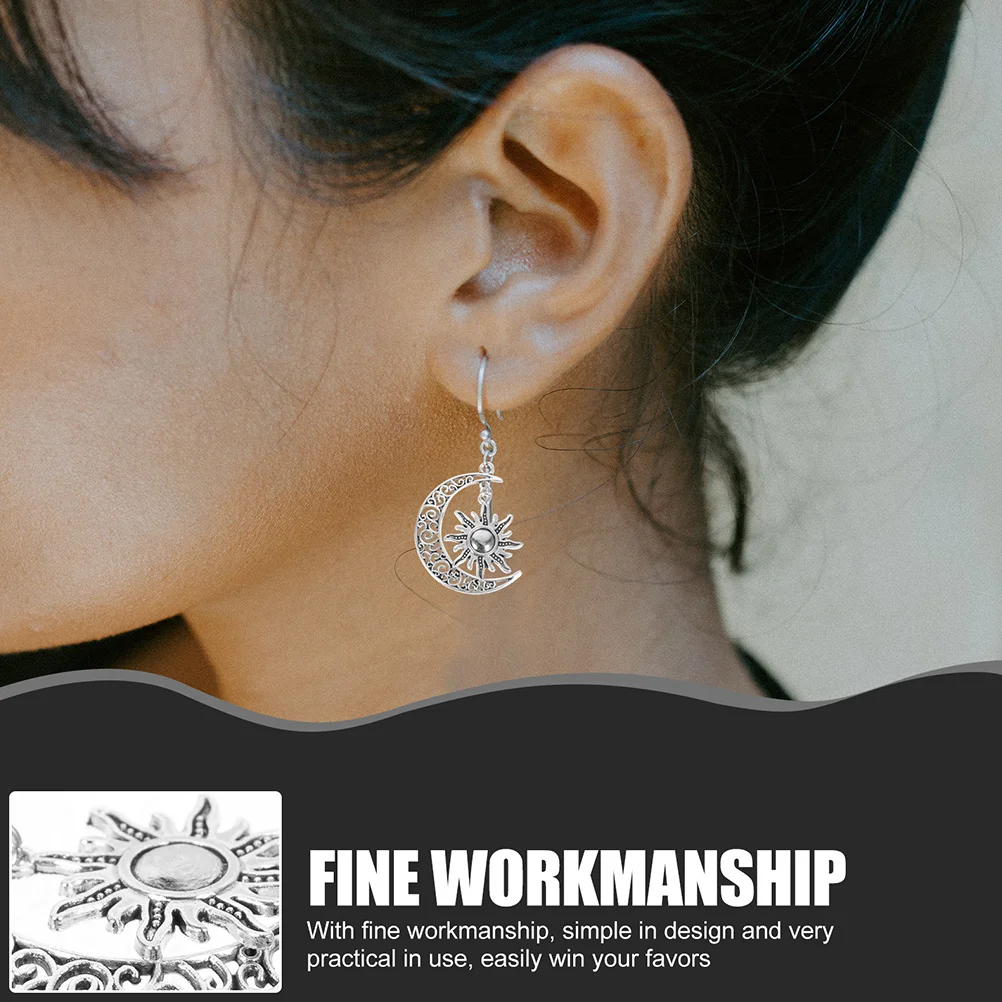 

20Pcs Alloy Moon Sun Charms Pendants for DIY Jewelry Making Crafts Necklace Bracelet Keychain Decor Accessory Supplies