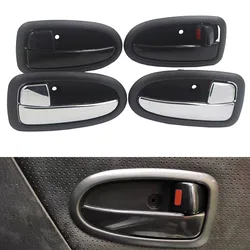 Car Left Right Interior Door Handle Black Chrome Inner door handles for Hyundai Matrix 2001-2010