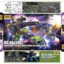 Weimei Hg 1/144 Gto 009 Ms-05 Kit Model Perakitan Mainan Dekorasi Kit Model Plastik Robot Figur Aksi Hadiah Ulang Tahun Anak-anak