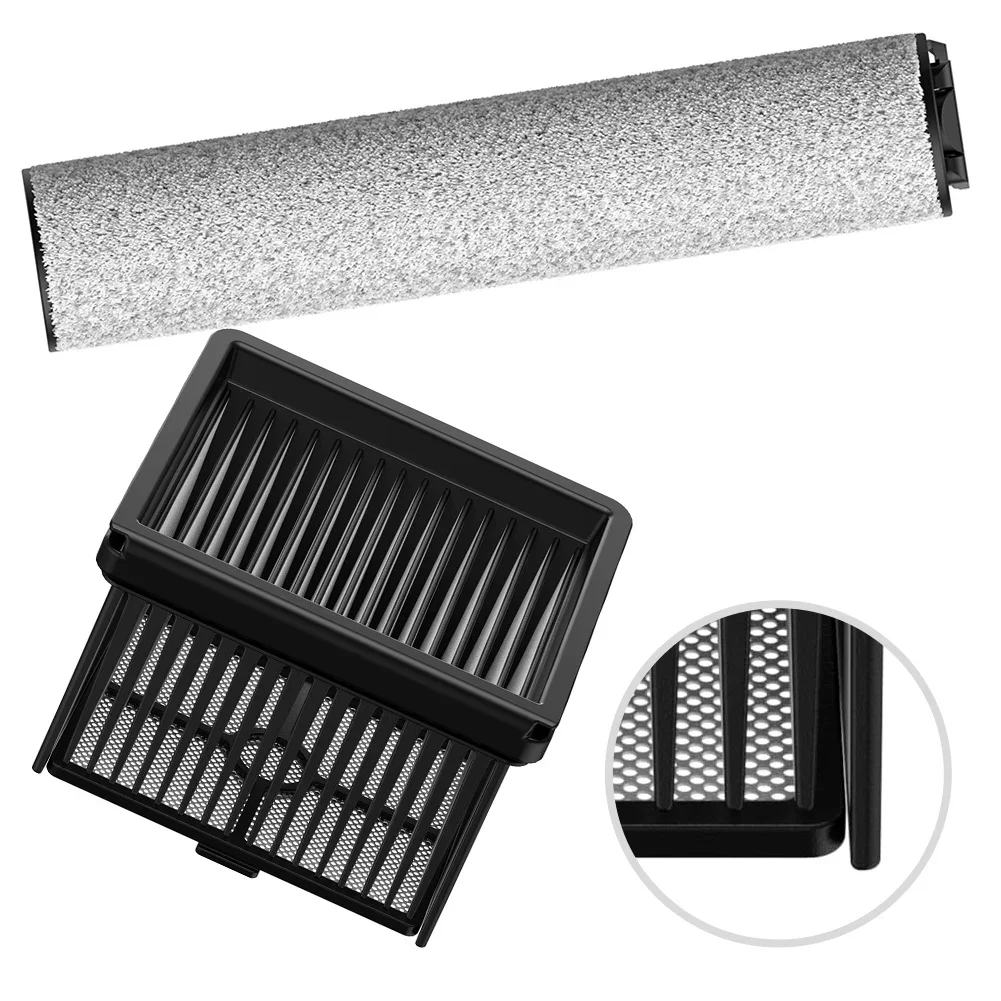 1 zestaw główna miękka szczotka rolkowa z filtrem do Trouver do K10 Pro odkurzacz robot na mokro i sucho akcesoria do zamiatarek