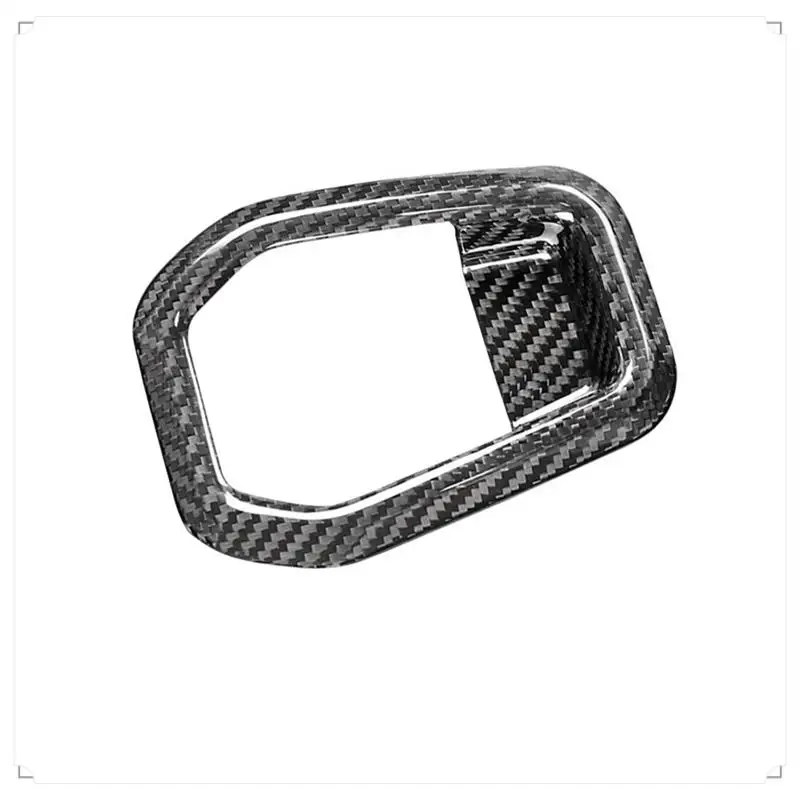 

Carbon Fiber Car Seat Handle Covers For Ford Mustang 2024- Real Carbon Fiber Trim Stickers Interior Accessories Modification Kit