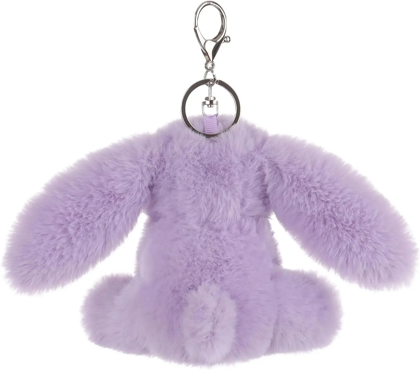 Brinquedo de Coelho de Pelúcia Macio para Crianças, 4,7 Polegadas, Perfeito para Bolsas e Mochilas