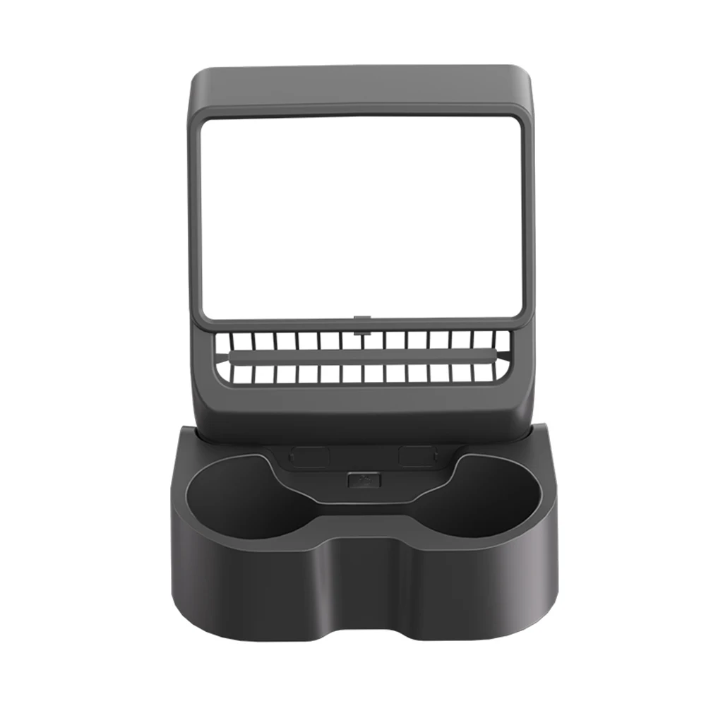 YZ pour Tesla modèle 3/Y Highland Juniper Console centrale arrière couvercle de sortie d'air organisateur boîte de rangement porte-gobelet accessoires de voiture